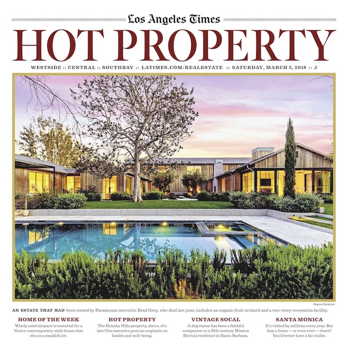 LA Times Hot Property cover